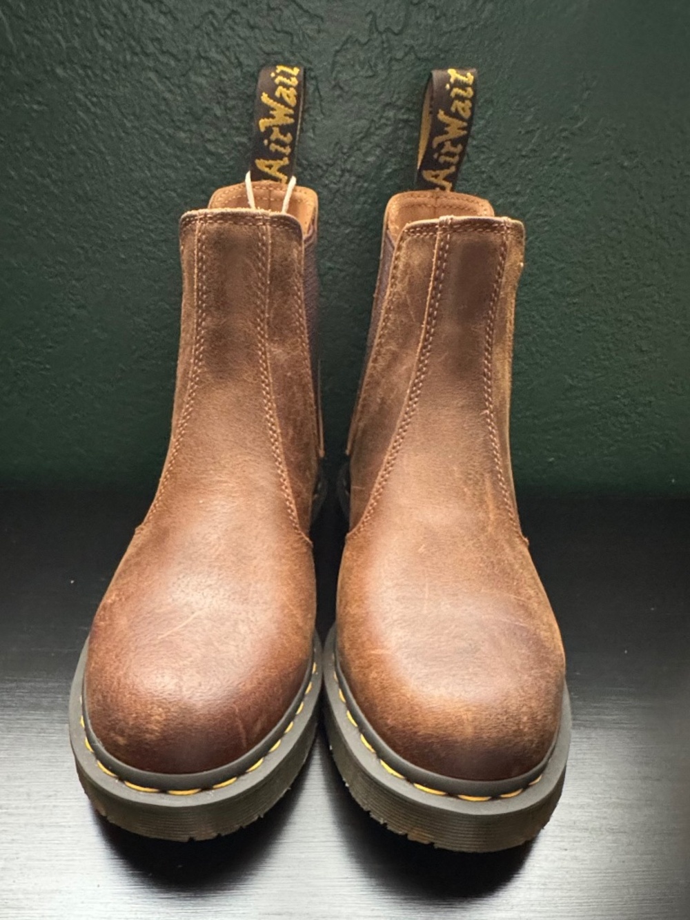 Dr Martens Chelsea Boots W9/M8 - Brown - NWT